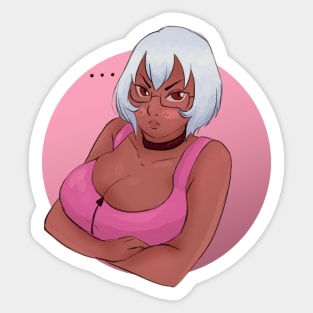 Grumpy Lene Sticker